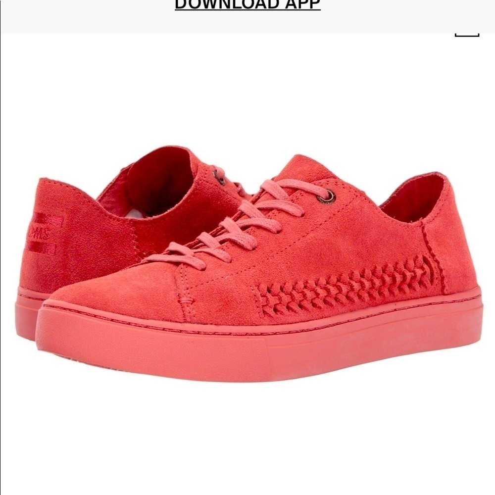 TOMS Lenox Sneaker Faded Rose Deconstructed Suede